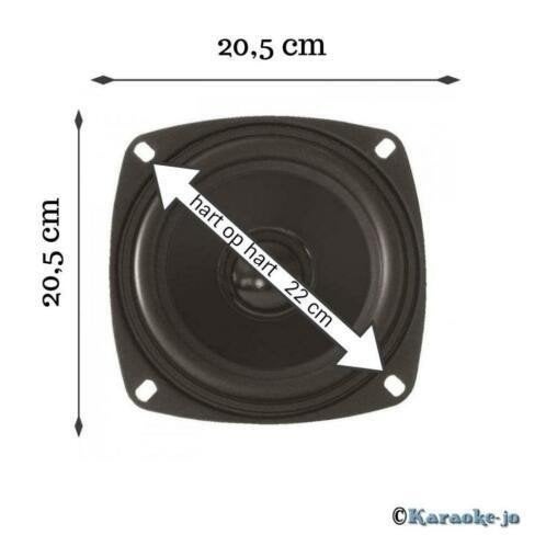 Dynavox 4 Ohm basluidspreker 20 cm 100 Watt