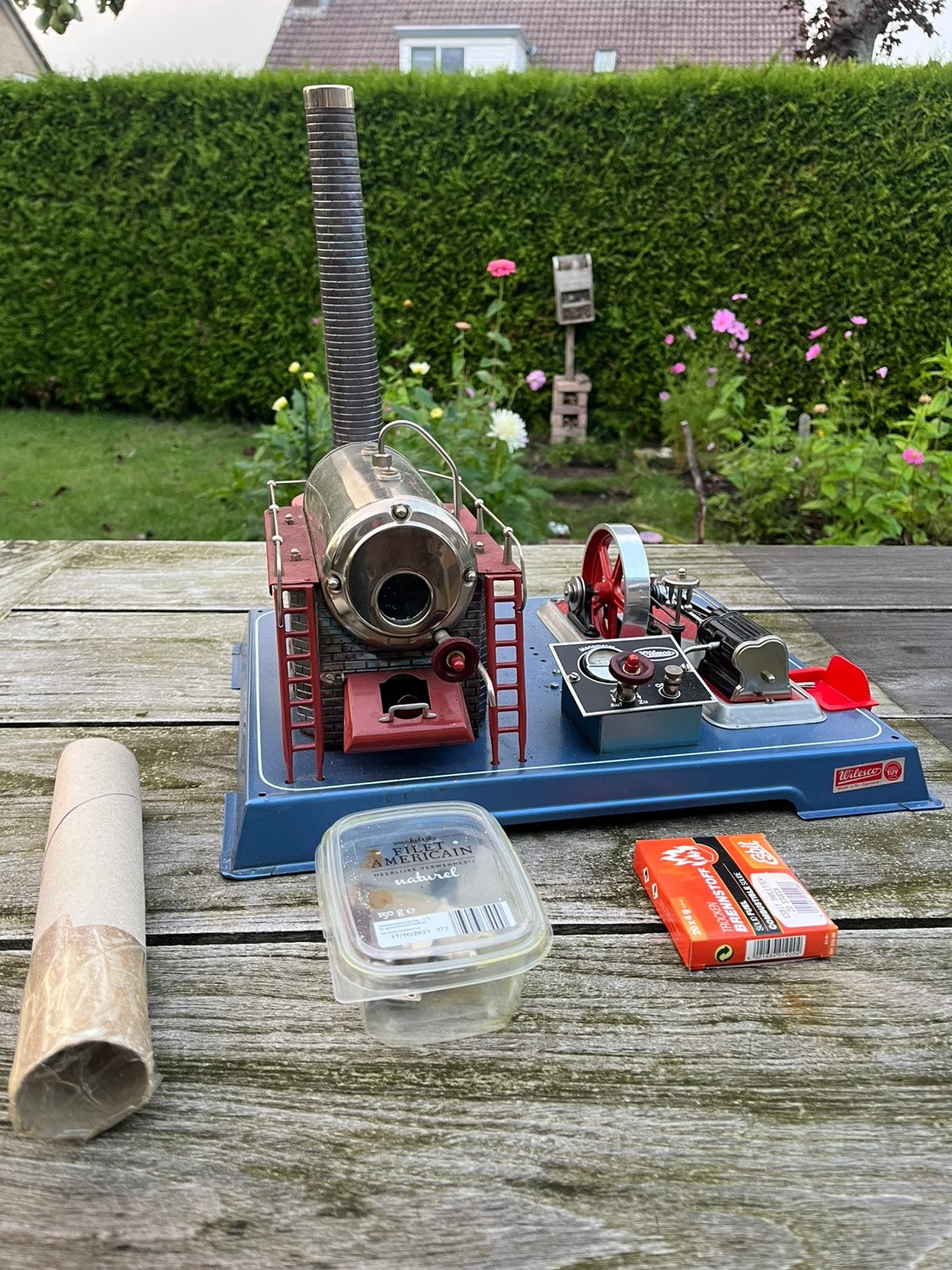 Wilesco D24 stoommachine, Ophalen of Verzenden, Zo goed als nieuw, Groter dan 1:32
