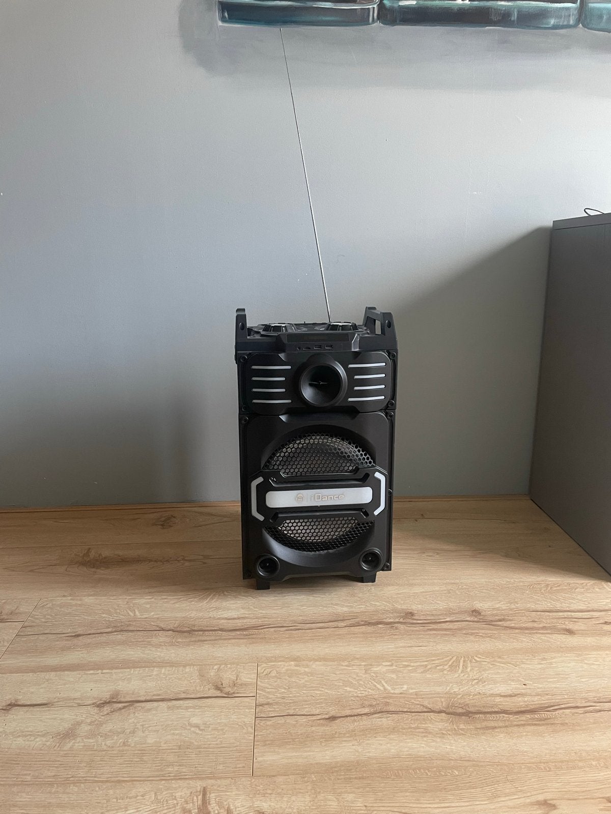 Draagbare Party Speaker met Trolleyfunctie en Microfoon, Gebruikt, Party speaker, Bluetooth, Minder dan 60 watt