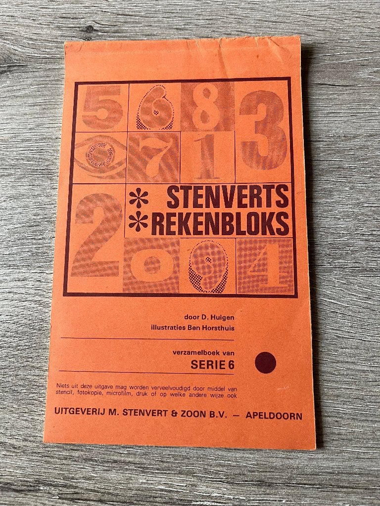 Boek Stenverts Rekenbloks, Gelezen, Ophalen of Verzenden, Overige niveaus, Overige vakken