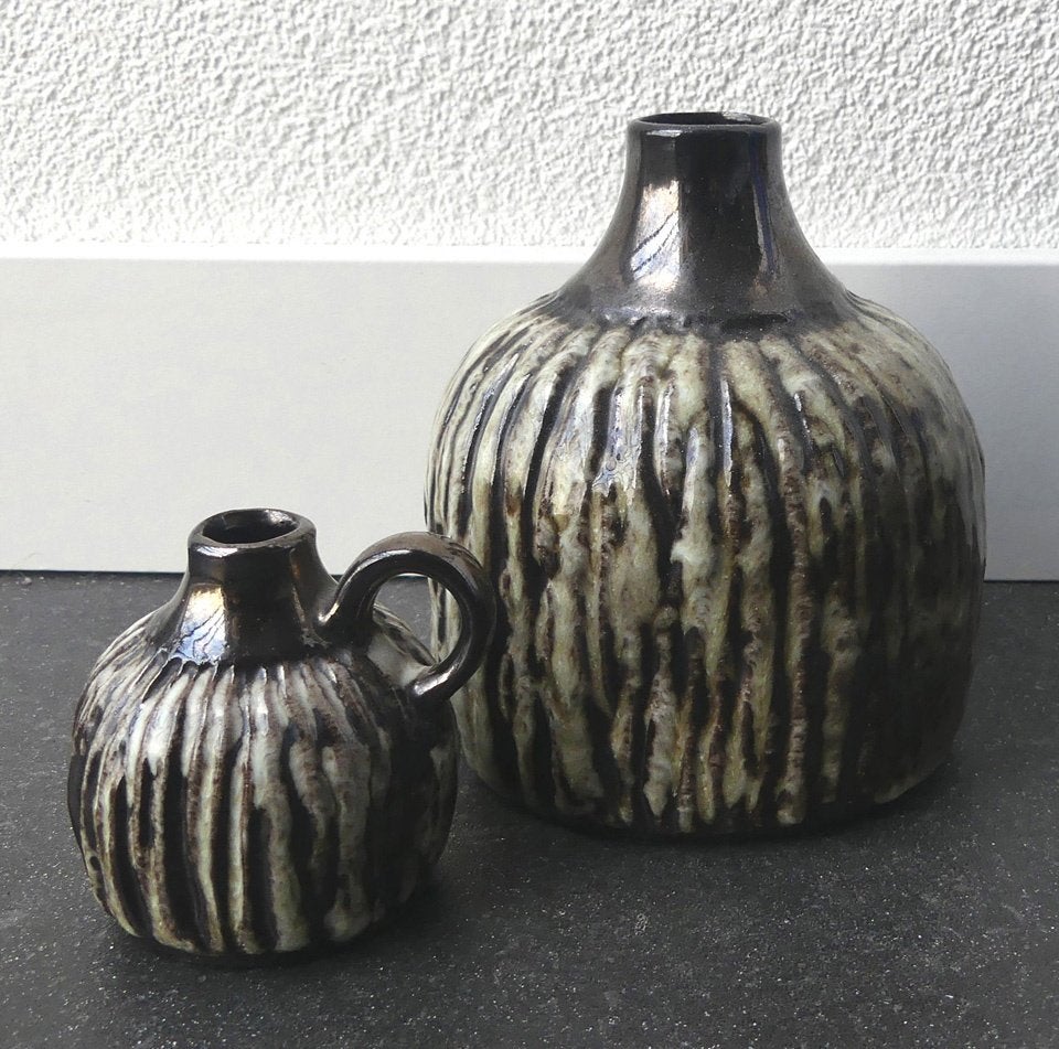 Ceramano Syrakus vaas vintage vaasjes Syracuse West-Germany, Ophalen of Verzenden, Gebruikt, Overige kleuren