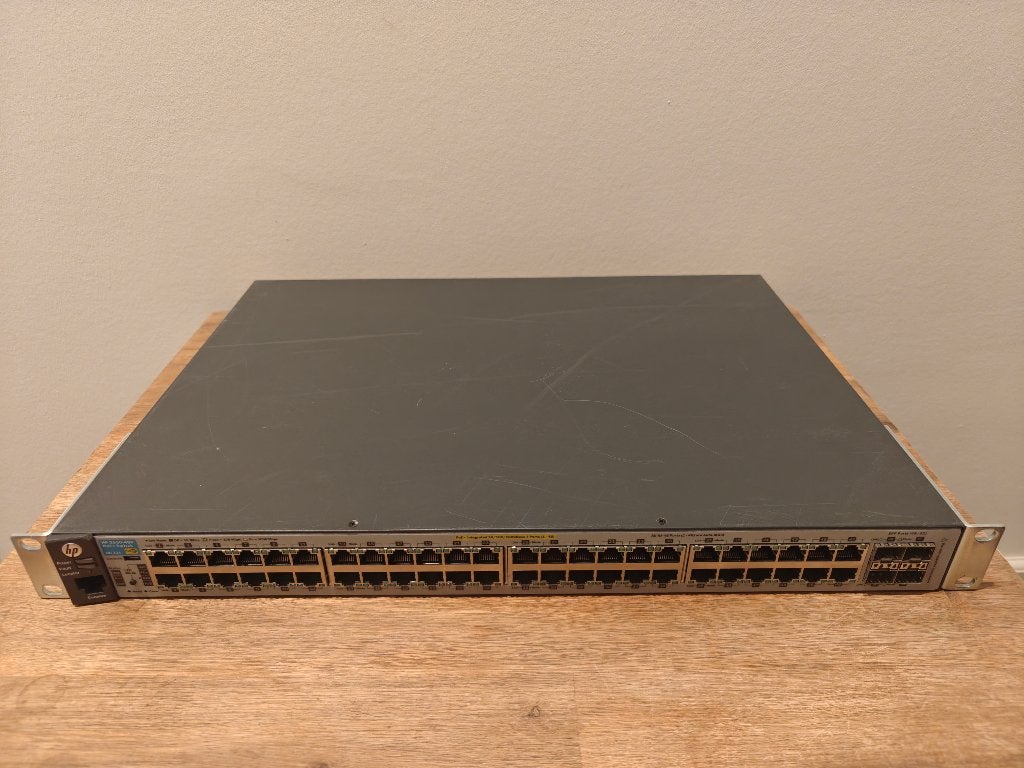 HP Procurve 2530-48G-PoE+, Ophalen, Gebruikt