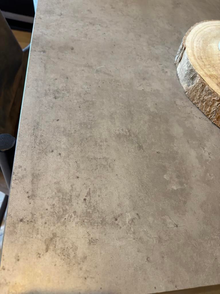 Betonlook tafel GRATIS AFHALEN, Zo goed als nieuw, Minder dan 50 cm, Rechthoekig, 50 tot 100 cm
