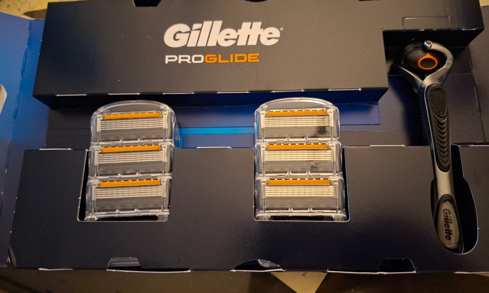 Gillette ProGlide Scheermes met 6 Navulmesjes, Ophalen of Verzenden, Nieuw, Overige typen
