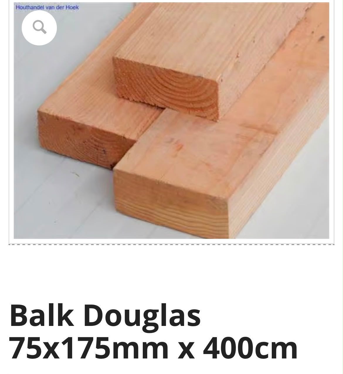 18 Douglas balken - Diverse afmetingen, Ophalen, Nieuw, Balk, Overige houtsoorten