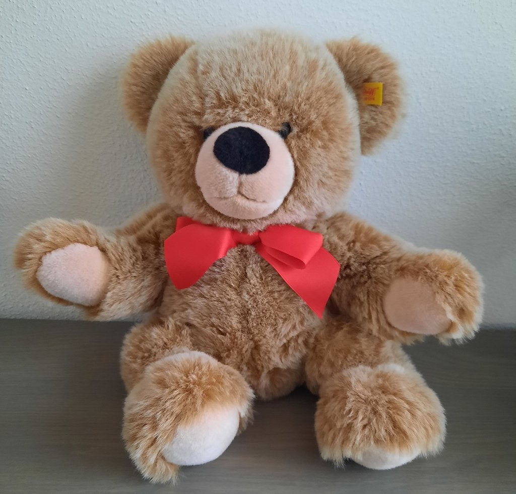 Steiff beer Bobby 45 cm, Beer, Ophalen of Verzenden, Middelgroot (20 tot 80 cm), Beige
