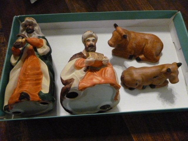 kerst figuurtjes klein en groot voor een stalletje, Diversen, Ophalen of Verzenden, Zo goed als nieuw