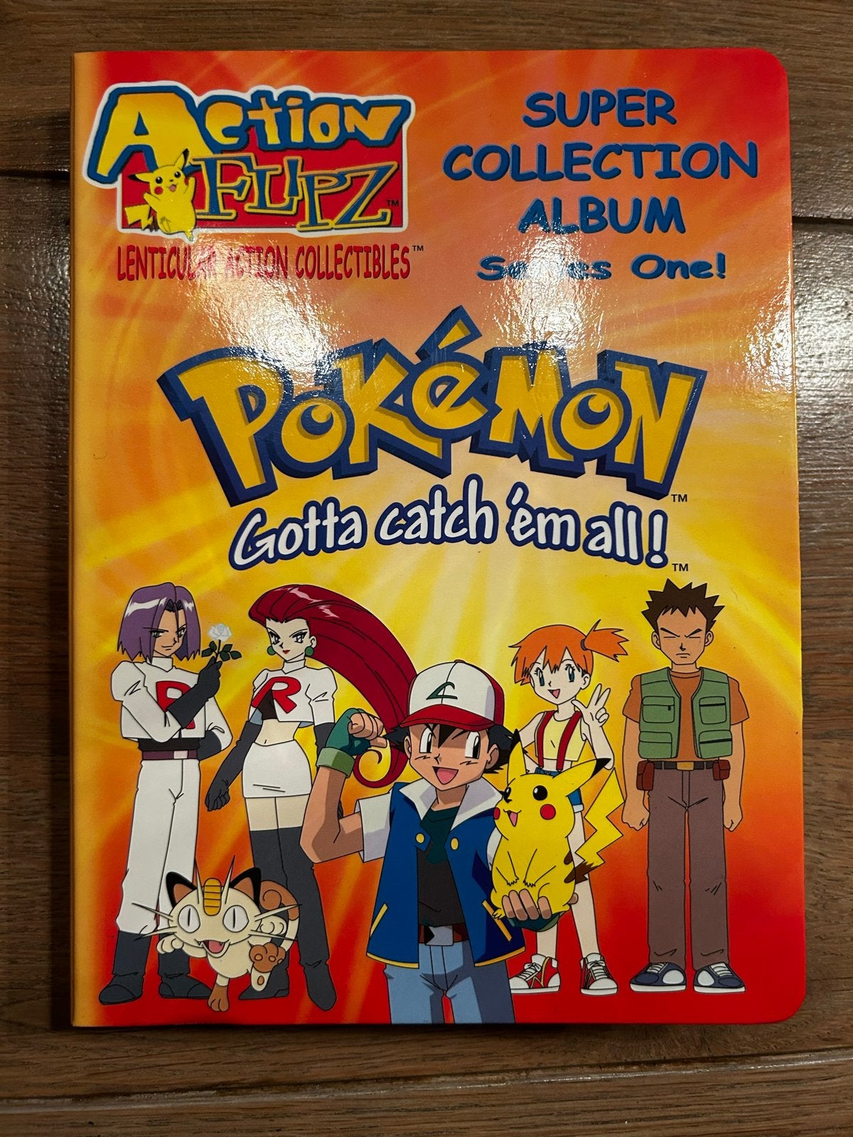 Vintage Pokémon Action Flipz Super Collection Album 1999, Ophalen of Verzenden, Gebruikt, Boek of Catalogus