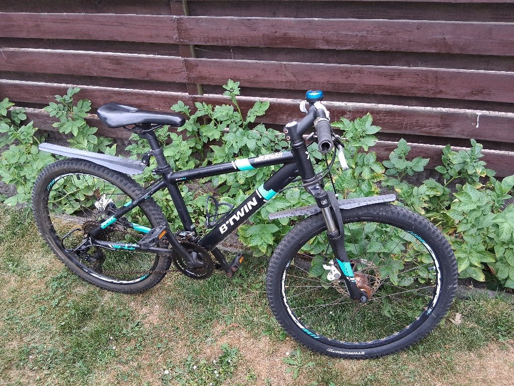Btwin Rockrider 700 Jongensfiets 24 inch, Ophalen, Velgrem, Versnellingen, Rockrider