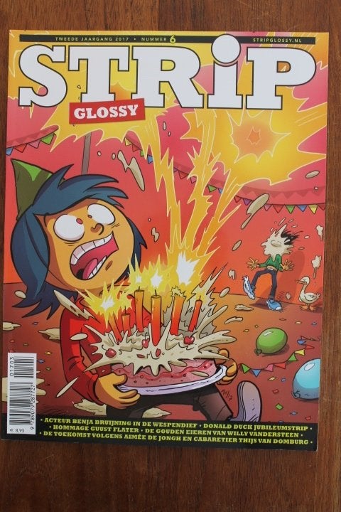 StripGlossy 6 (2017) o.a. Donald Duck Jubileumstrip, Boeken, Eén stripboek, Ophalen of Verzenden, Gelezen