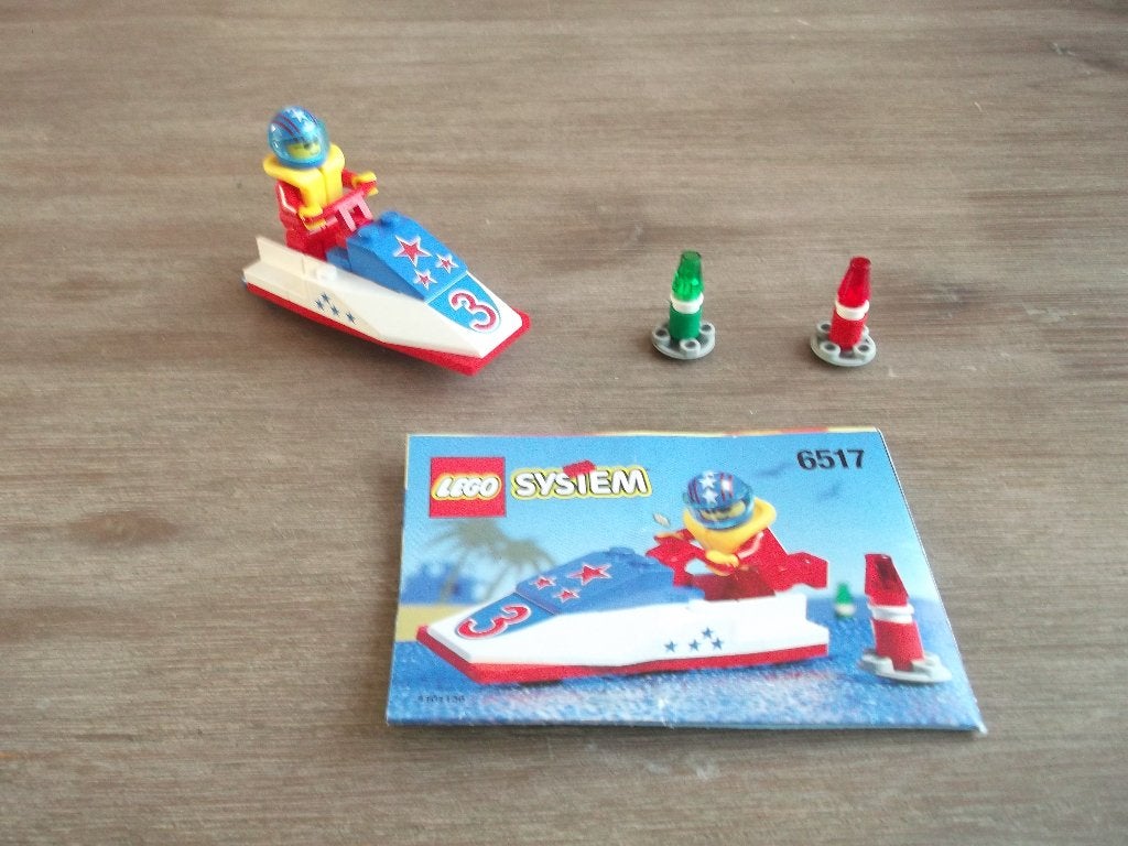 lego 6517 water jet (1996), Kinderen en Baby's, Speelgoed | Duplo en Lego, Ophalen of Verzenden, Gebruikt, Complete set, Lego
