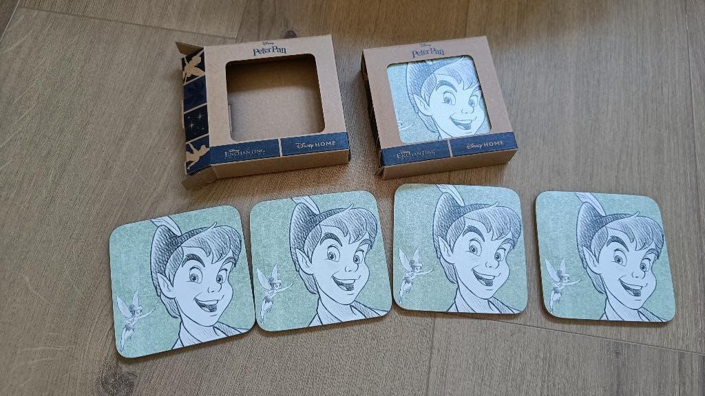 Disney Peter Pan onderzetters, Ophalen of Verzenden, Peter Pan of Pinokkio, Nieuw, Servies