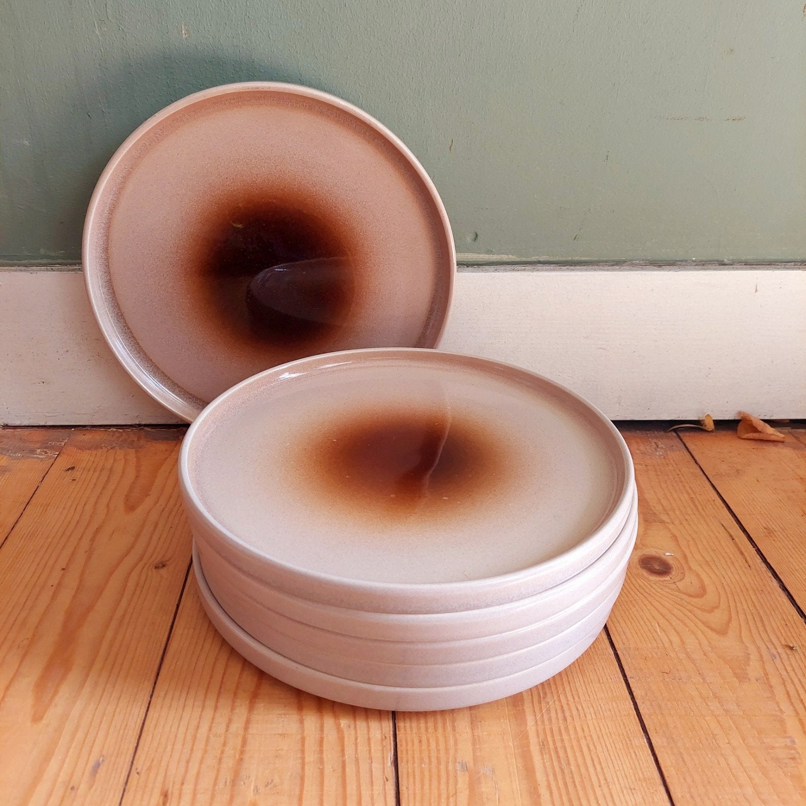 Lucky Vintage set van 6 Niderviller Périgueux diner borden, ., Keramiek, Ophalen of Verzenden, Zo goed als nieuw