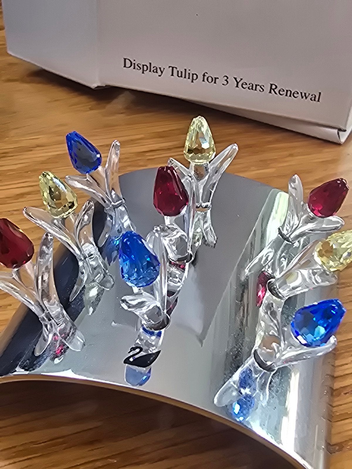 Swarovski Kristallen Bloemen - Diverse Kleuren tulpen 9x, Verzamelen, Swarovski, Ophalen of Verzenden, Zo goed als nieuw, Figuurtje