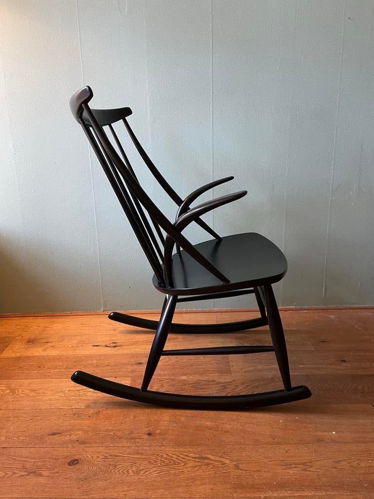 Schommelstoel Deens design Illum Wikkelsø, Huis en Inrichting, Stoelen, Ophalen, Zwart, Nvt, Eén