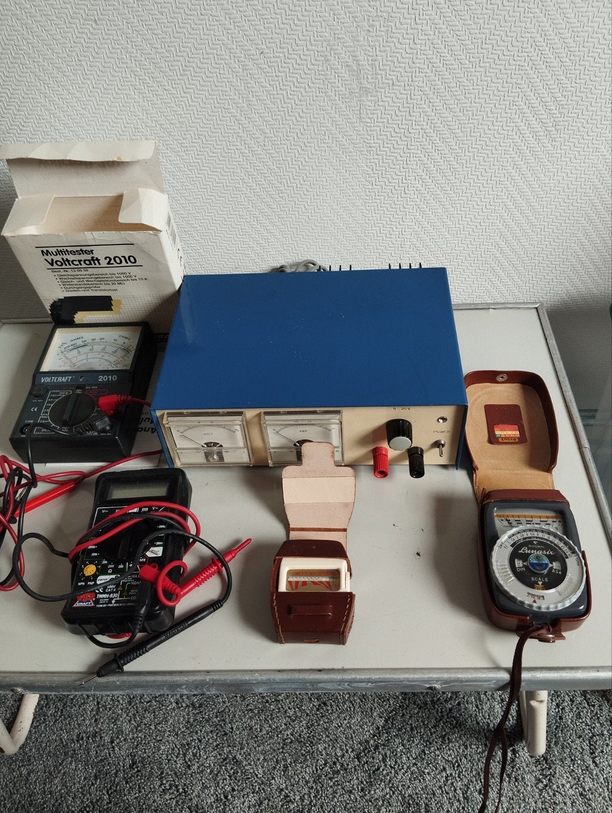 Diverse meetapparatuur en voeding (0-20V), Ophalen of Verzenden