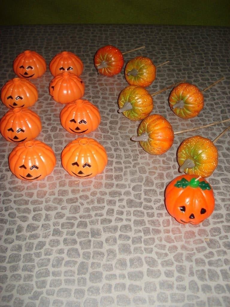 Halloween  Opzet Pompoen voor Verlichting + pompoen kaarrs +, Ophalen of Verzenden, Zo goed als nieuw, Feestartikel, Halloween of Griezel