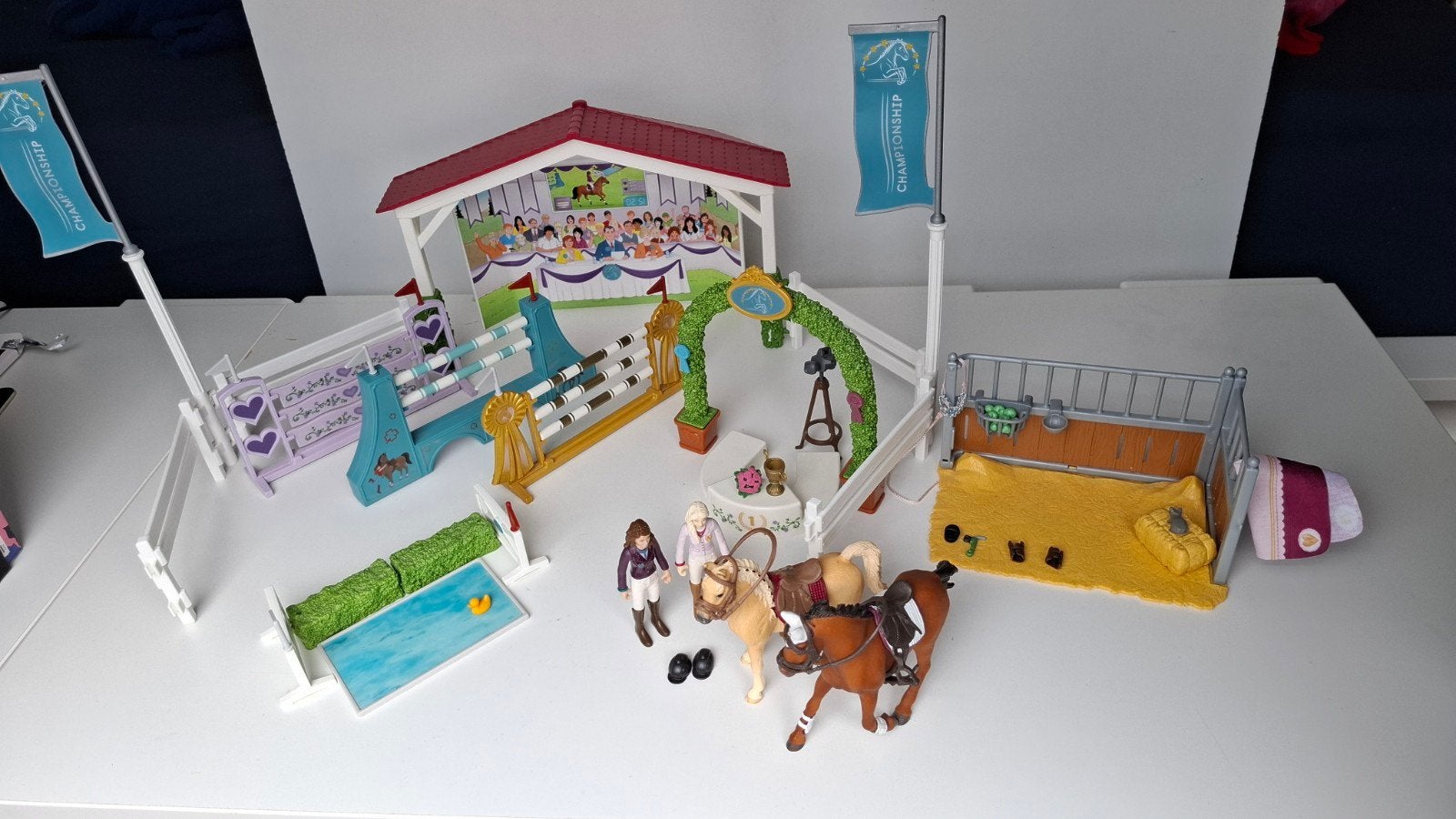 Schleich Paardenshow Set met Accessoires en Figuren, Verzenden, Zo goed als nieuw