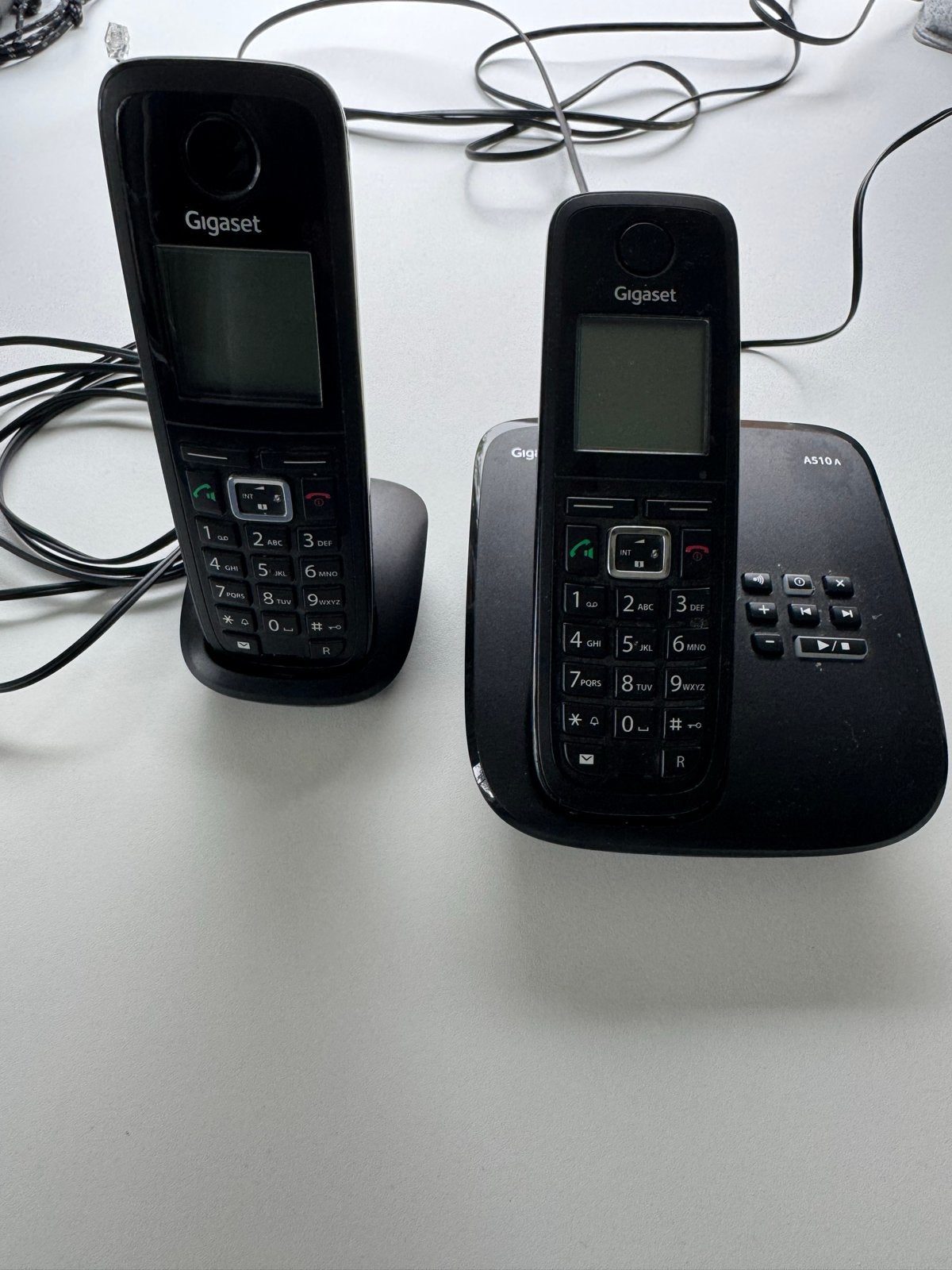 Gigaset A510A basisstation met 3 draadloze telefoons, Ophalen of Verzenden, Gebruikt, 2 handsets