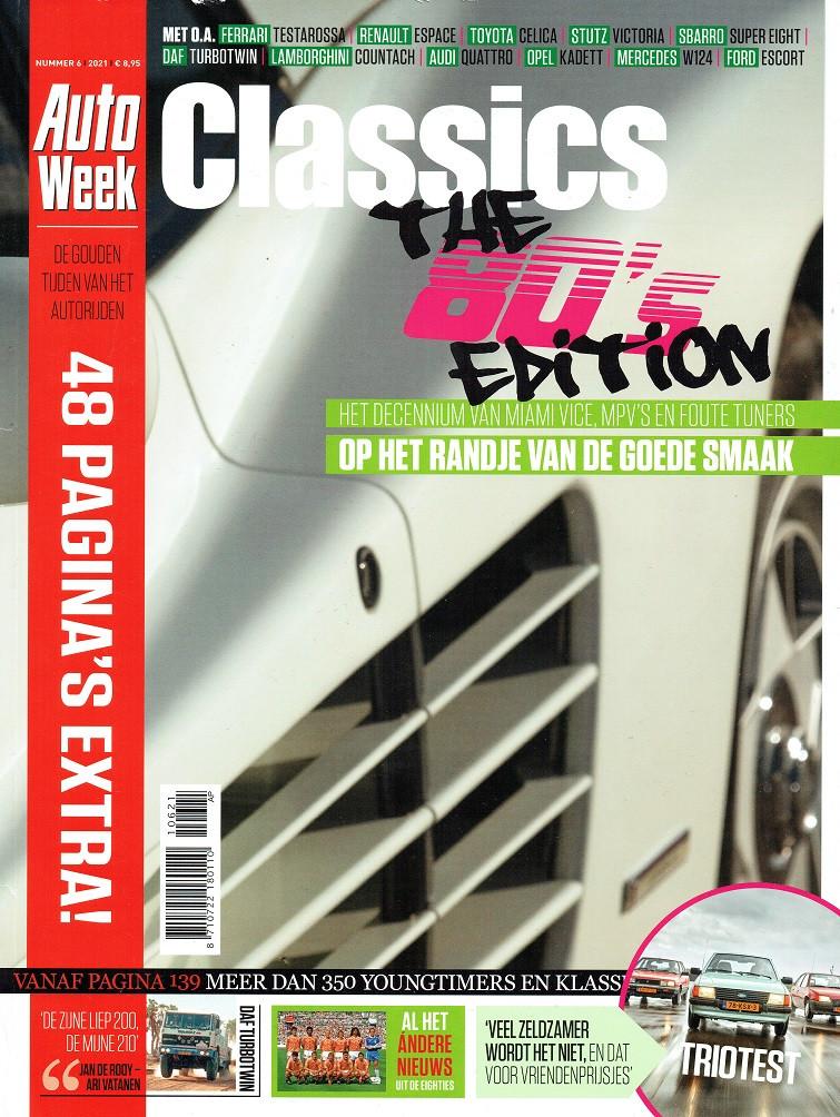 Autoweek Classics 2021 nr. 6 (o.a Ford Escort & Opel Kadett), Verzenden, Gelezen, Algemeen