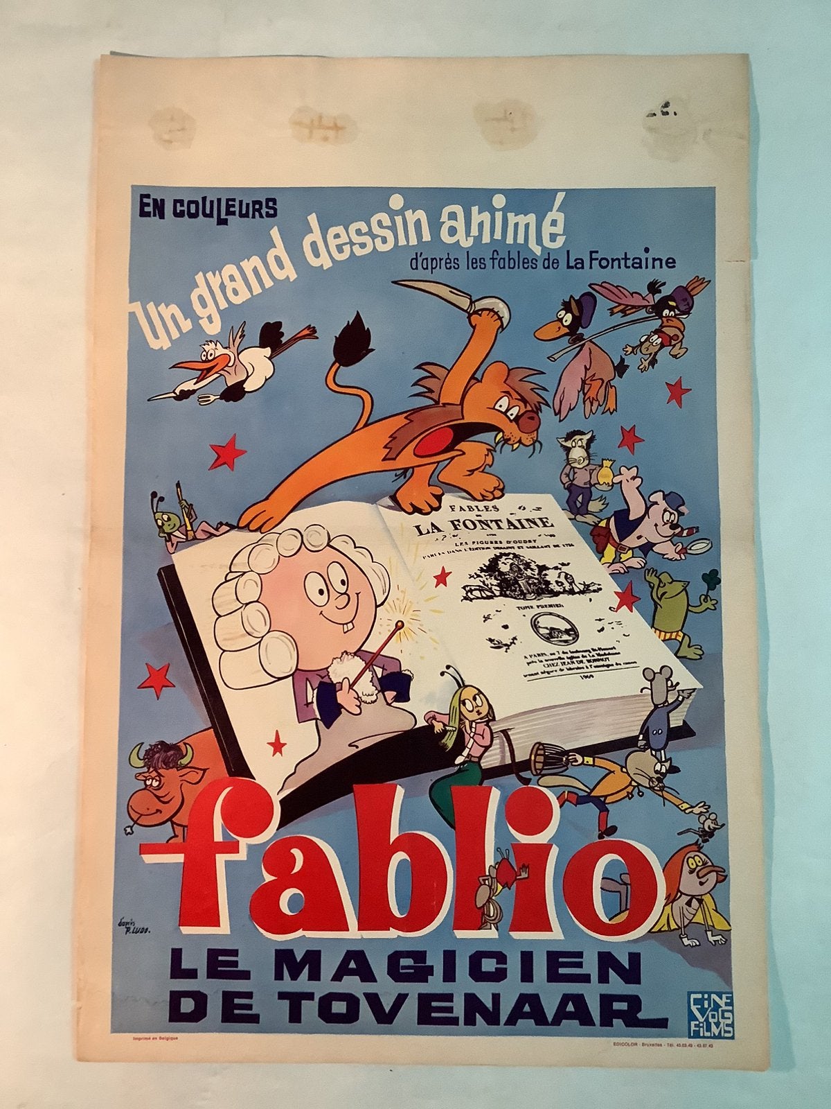 FABLIO   filmpostr   36-54 cm    Used, Ophalen of Verzenden, Zo goed als nieuw, Beeldje of Figuurtje