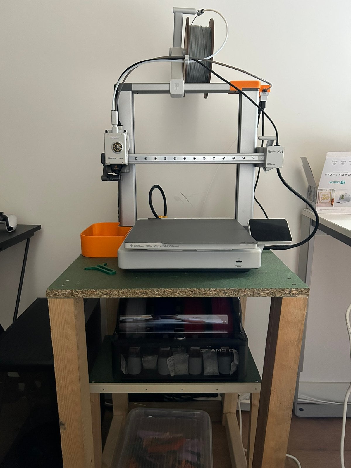 Bambu lab A1 met AMS 2 pro, Computers en Software, 3D Printers, Ophalen, Zo goed als nieuw