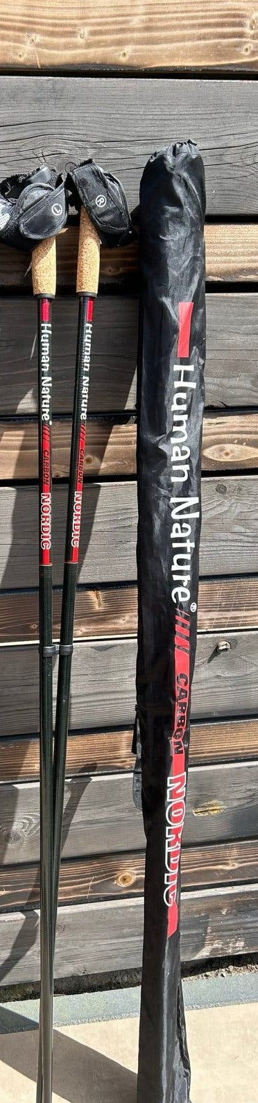 Human Nature Nordic walking-stokken, Sport en Fitness, Ophalen of Verzenden, Zo goed als nieuw, Wandelstok
