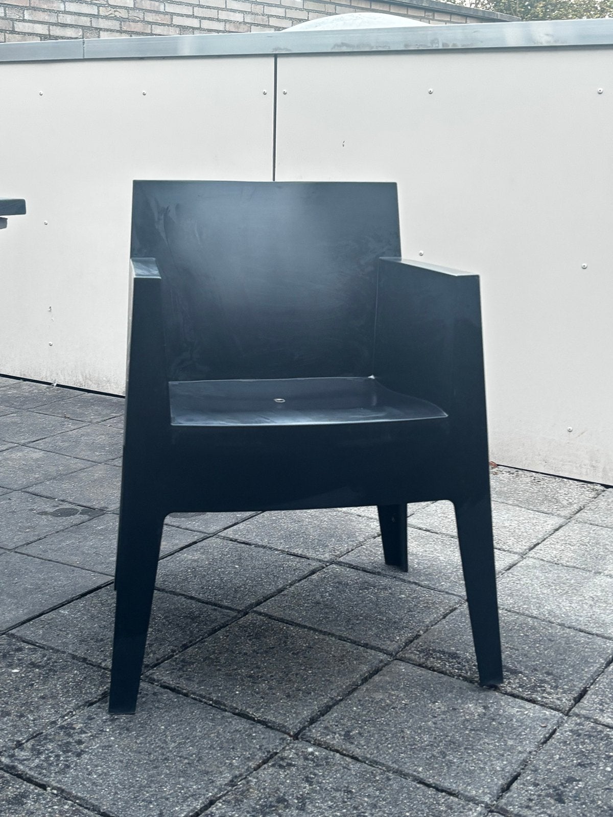 8x Philippe Starck Toy stoelen - Zwart, buiten/ tuinstoelen, Huis en Inrichting, Ophalen, Kunststof, Gebruikt, Zwart