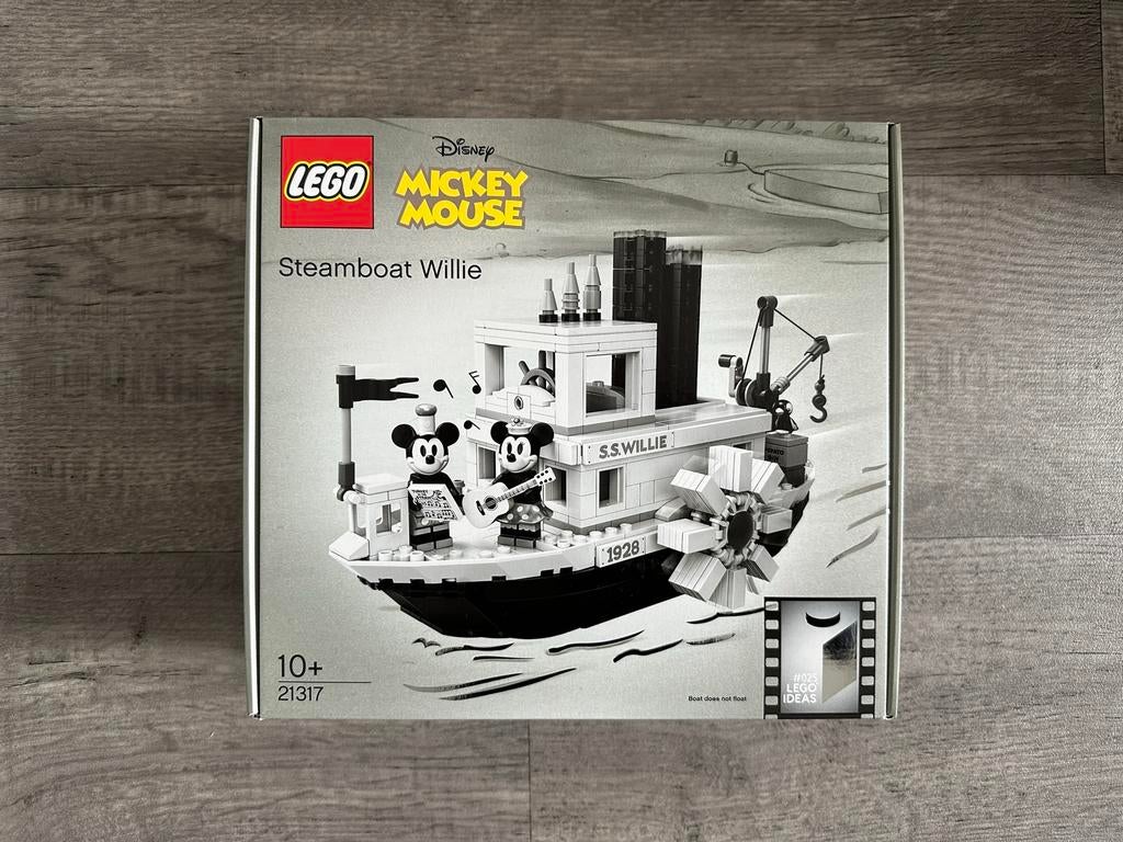 LEGO 21317 Ideas Steamboat Willie, Ophalen of Verzenden, Nieuw, Complete set, Lego