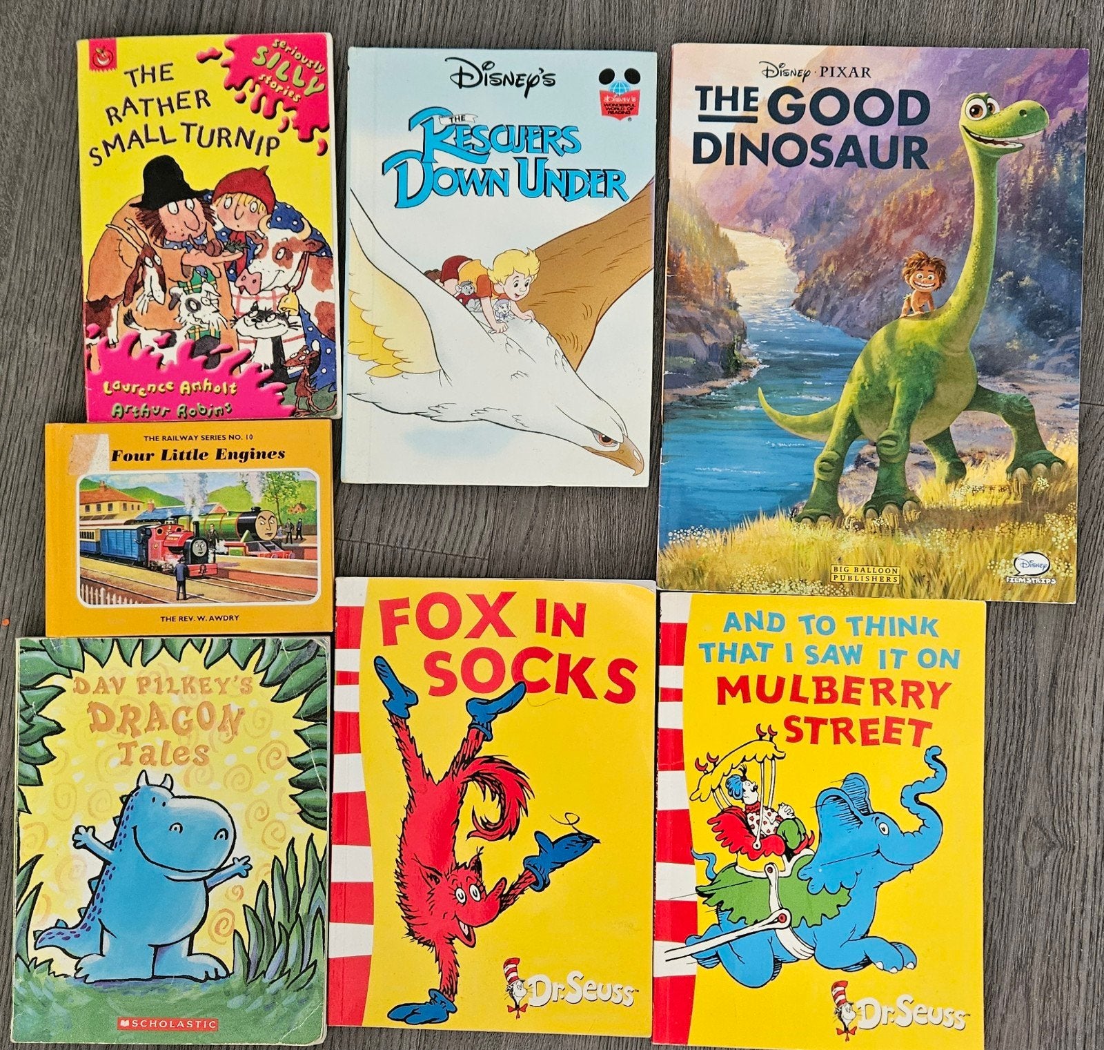 Engelse Kinderboeken: Disney, Dr. Seuss & Meer, Ophalen of Verzenden, Gelezen, Diverse auteurs (Dr. Seuss, Disney, Dav Pilkey, Laurence Anholt)