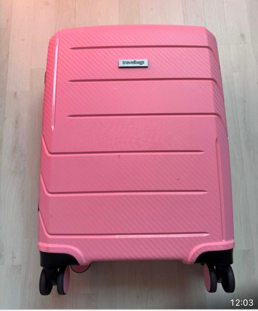Travelbags kofferje, Hard kunststof, Minder dan 50 cm, Ophalen of Verzenden, Zo goed als nieuw