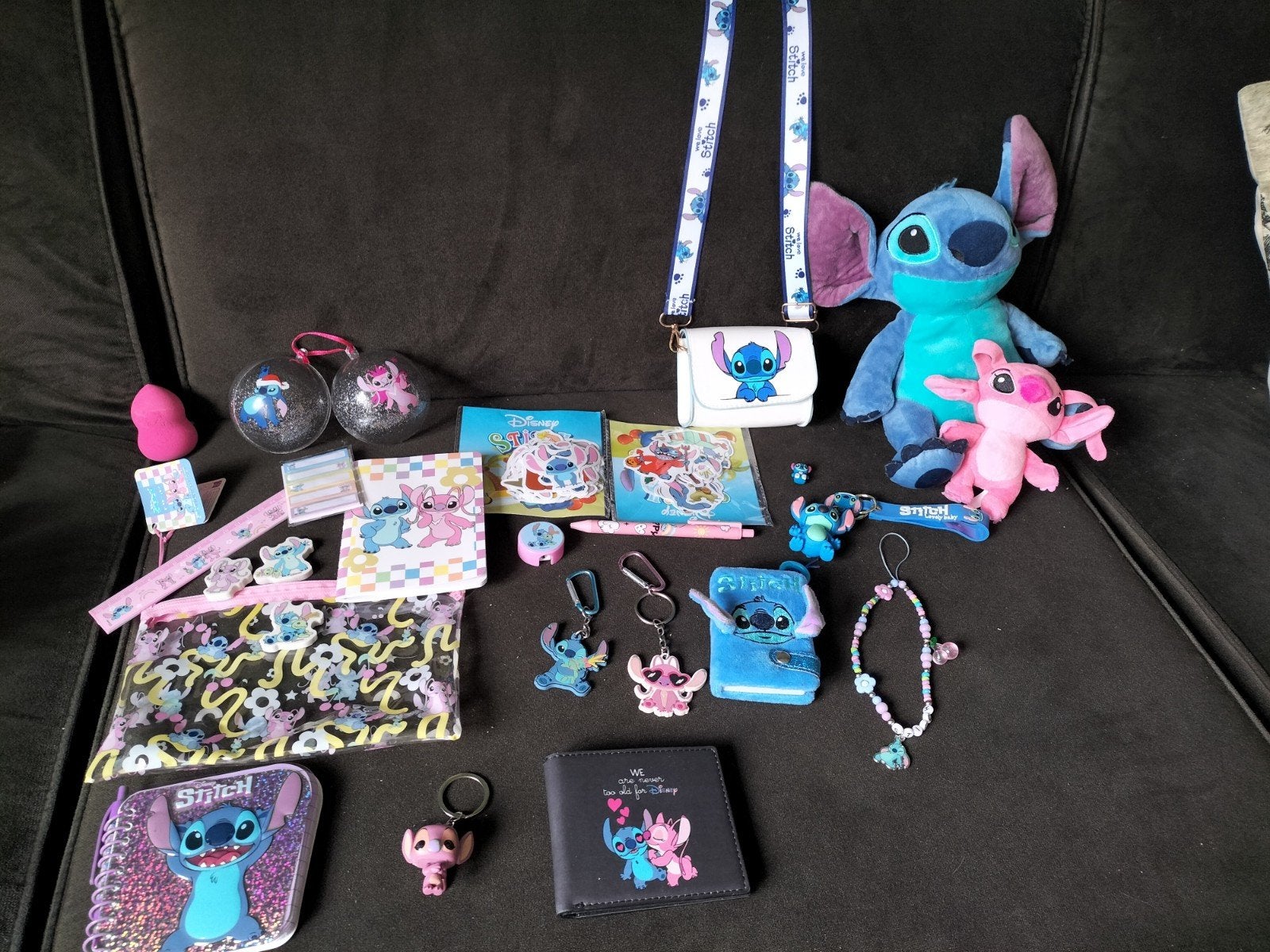 Grote Disney Stitch en Angel Collectie - Diverse Items, Verzamelen, Ophalen of Verzenden, Overige figuren, Zo goed als nieuw, Overige typen