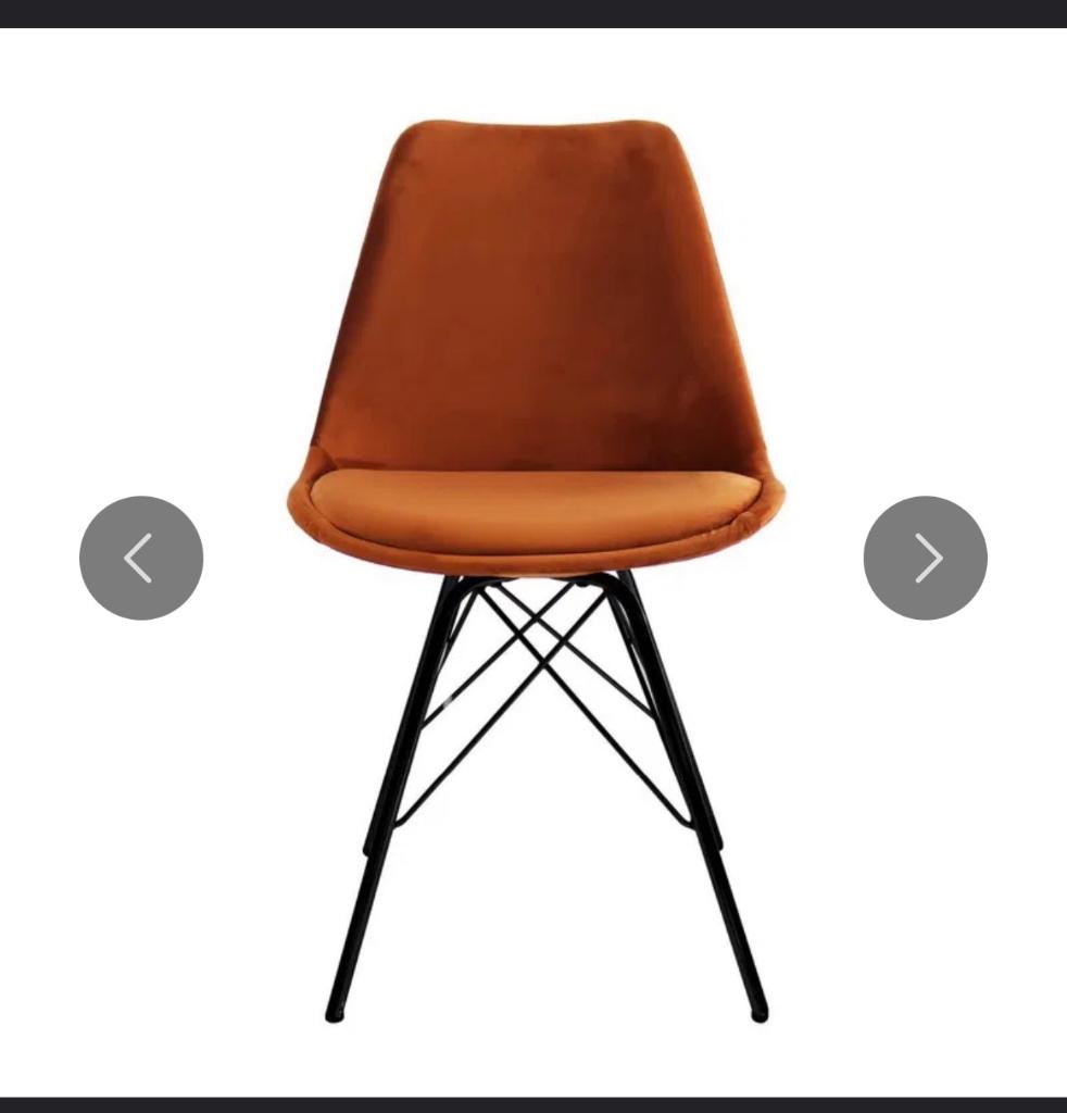 Kick kuipstoel velvet 3x2, Huis en Inrichting, Stoelen, Ophalen, Gebruikt, Overige kleuren, Overige materialen