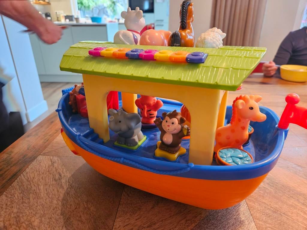Noah's Ark met dieren, met geluid, Ophalen of Verzenden, Jongen of Meisje