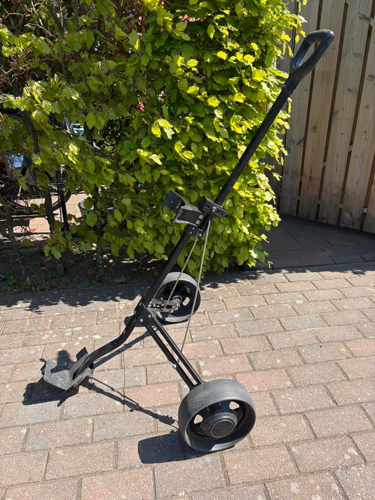 Golfkarretje / golftrolley, Ophalen, Gebruikt, Golfkar, Overige merken