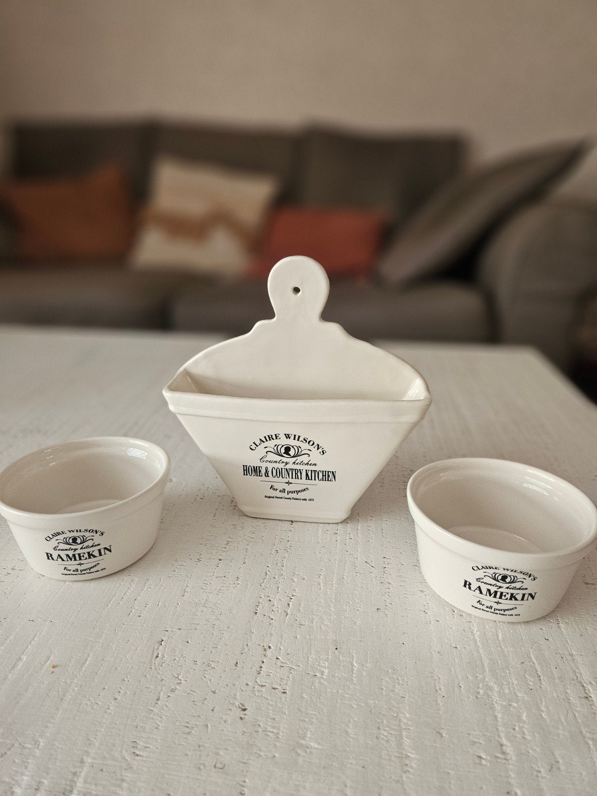 Claire Wilson's Home & Country Kitchen set, Ophalen, Steen/keramiek, Wit, Overige merken