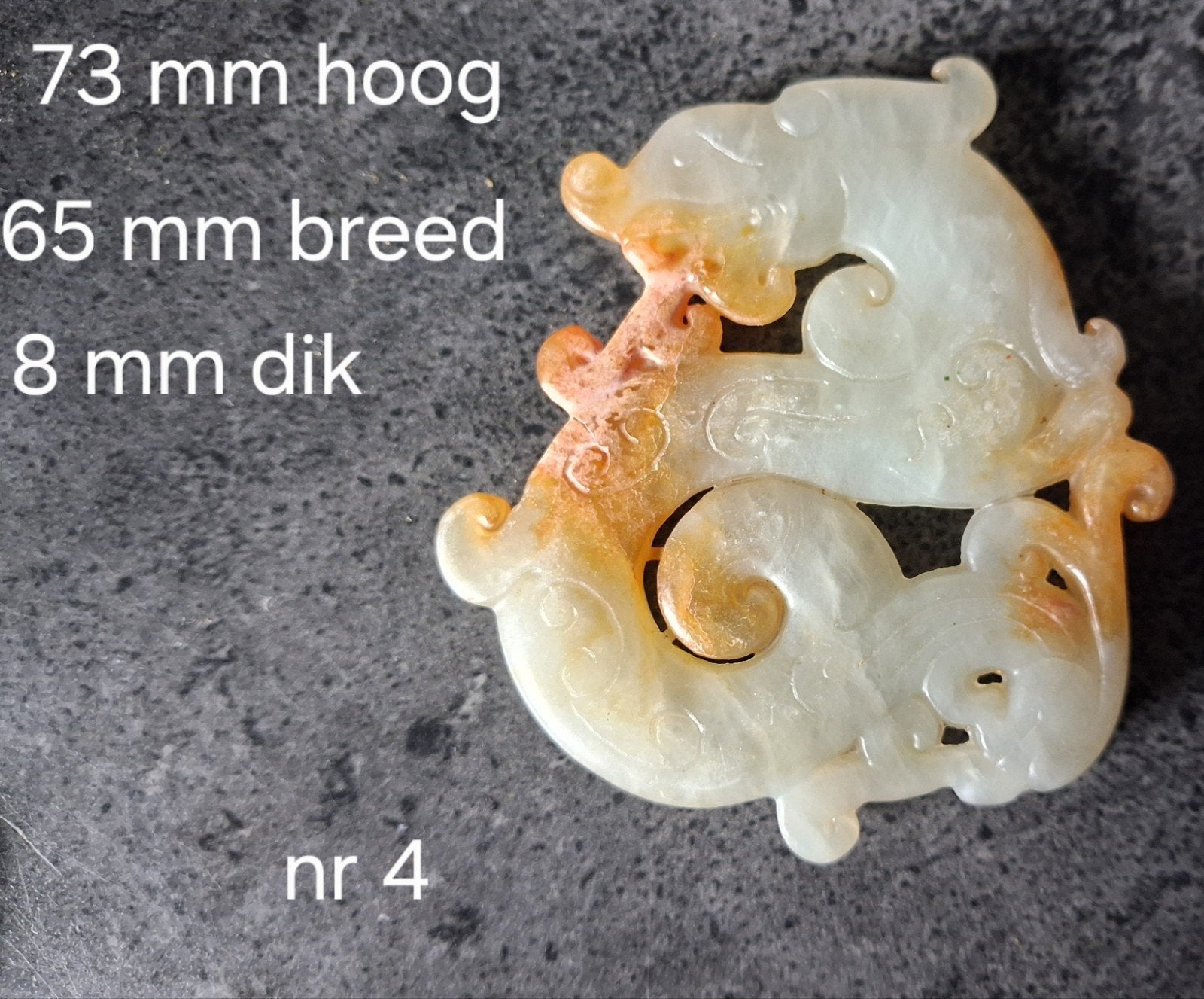chinese hanger amulet ,draak  nr 4, Verzenden