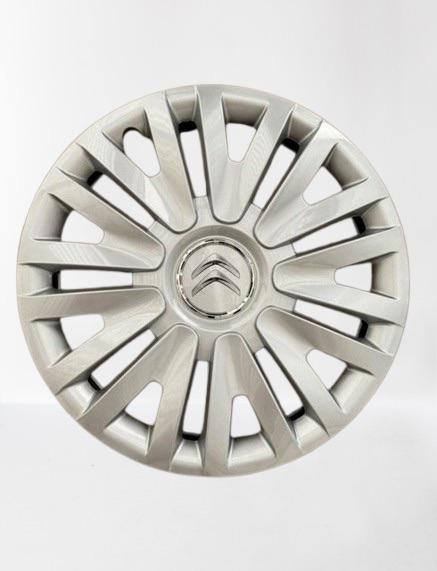 Nieuwe 14” Wieldoppen Set Zilver voor Citroen C1 C2 C3, Auto diversen, Wieldoppen, Verzenden, Citroen, Nieuw, Citroen