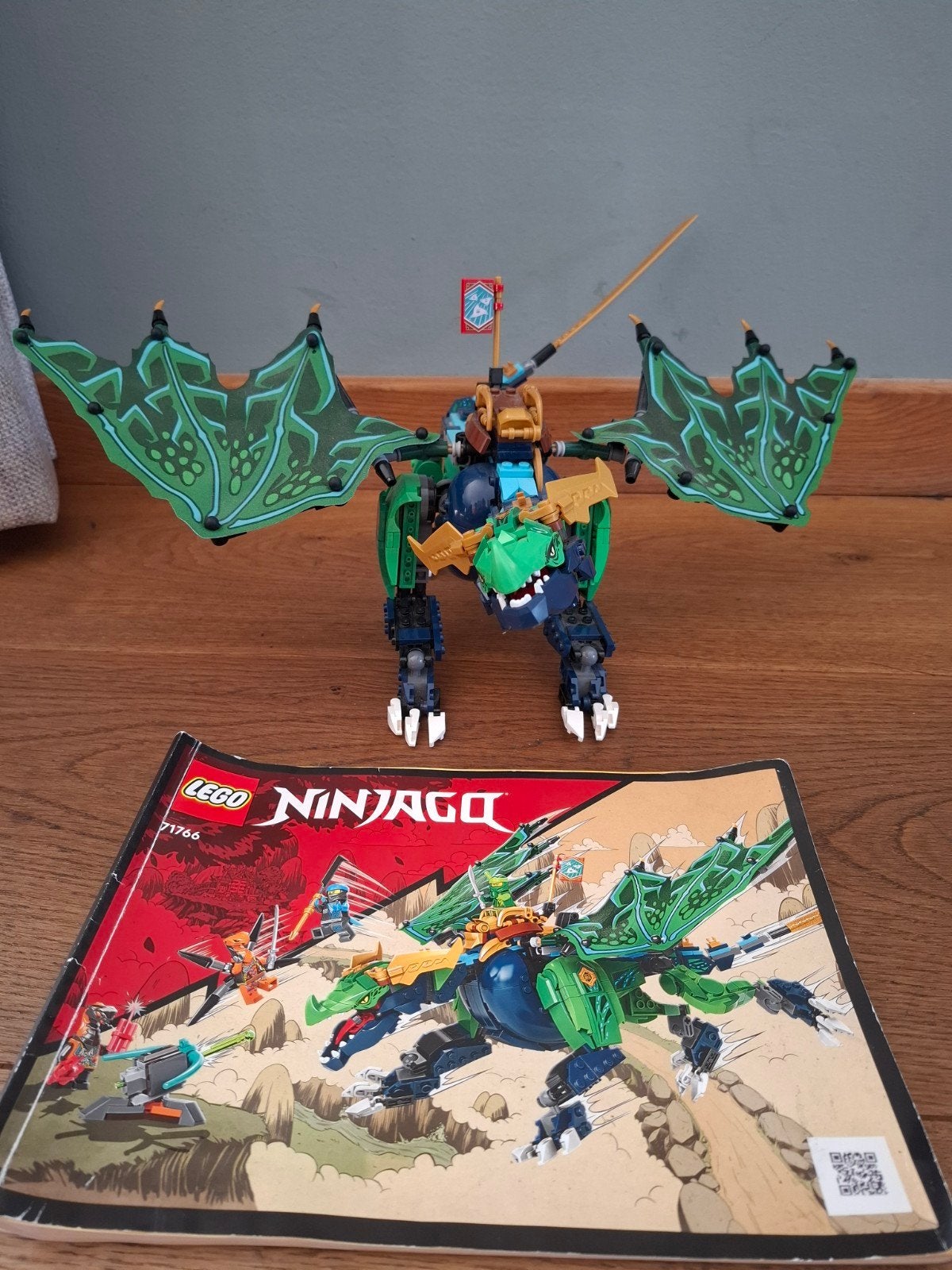 LEGO Ninjago Waterdraak (71766) - set met instructie, Kinderen en Baby's, Speelgoed | Duplo en Lego, Lego, Compleet, Ophalen of Verzenden