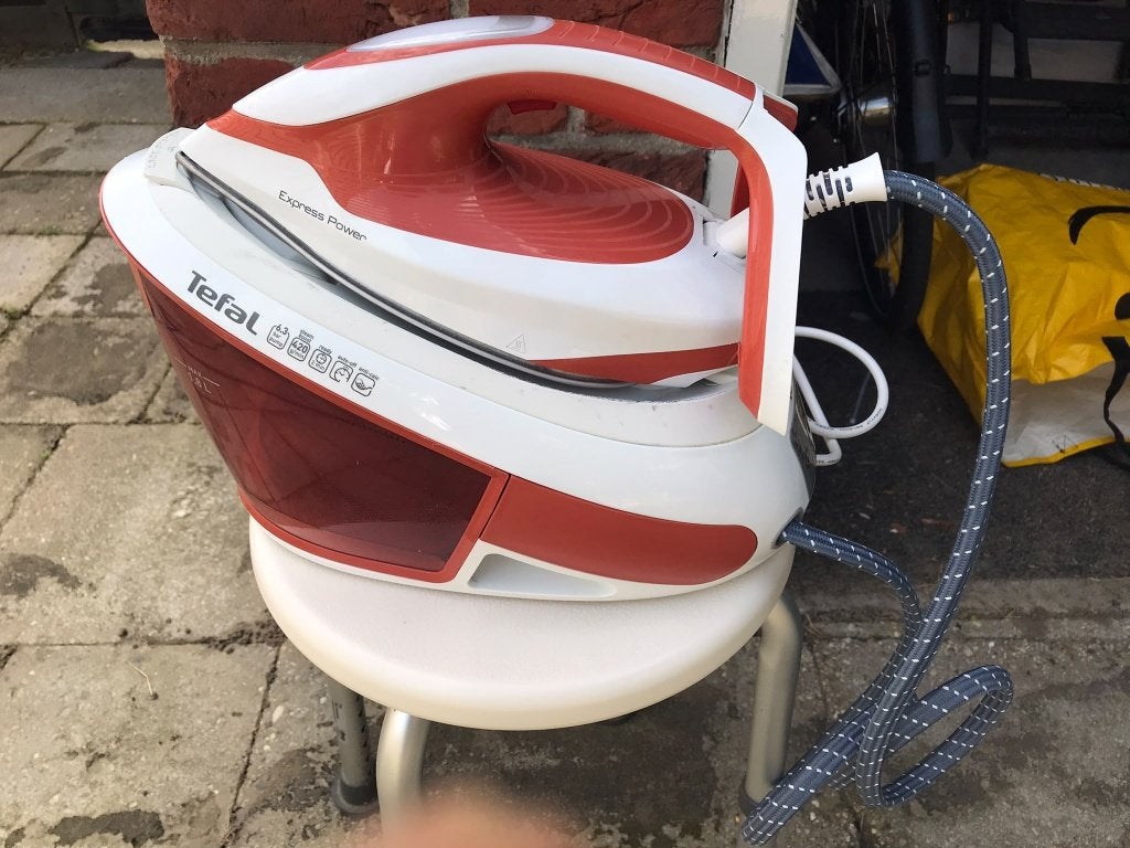 Tefal Express Power Stoomgenerator Strijkijzer, Ophalen of Verzenden, Gebruikt, Strijkijzer met snoer