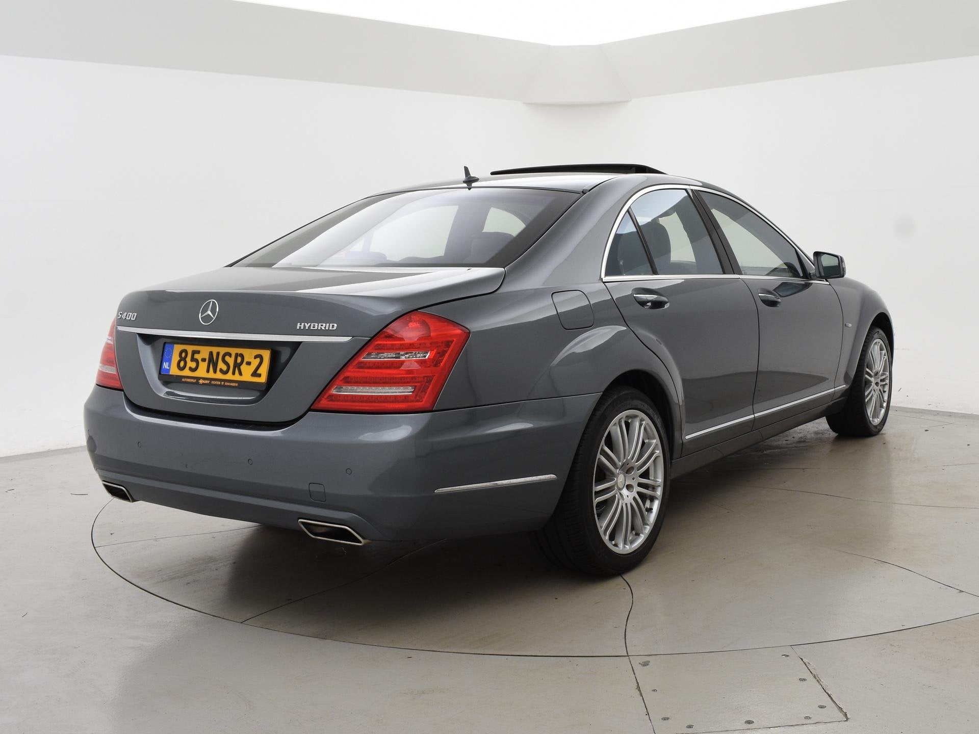 Mercedes-Benz S-klasse 400 HYBRID *RIJDBARE MOTORSCHADE* + N, Auto's, Euro 5, Gebruikt, Automatische klimaatregeling, 120 €/maand