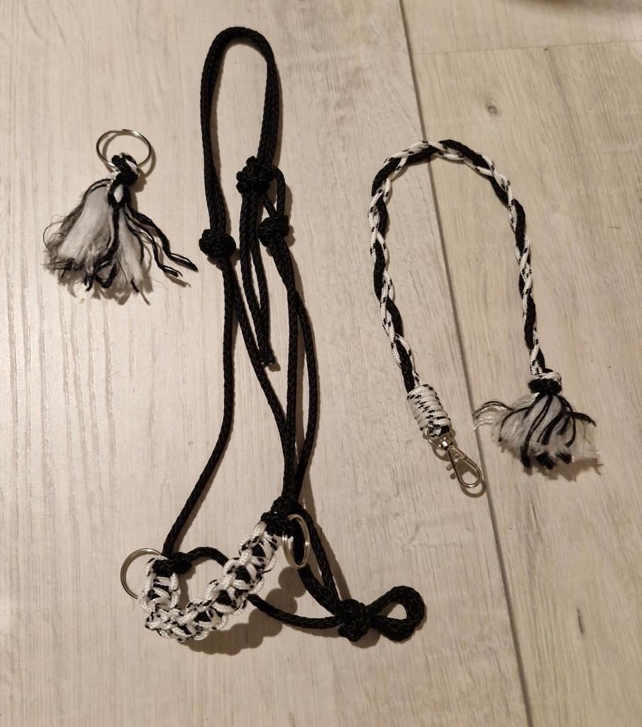 Hobbyhorse touwhalster set zwart/wit, Ophalen of Verzenden, Nieuw, Jongen of Meisje