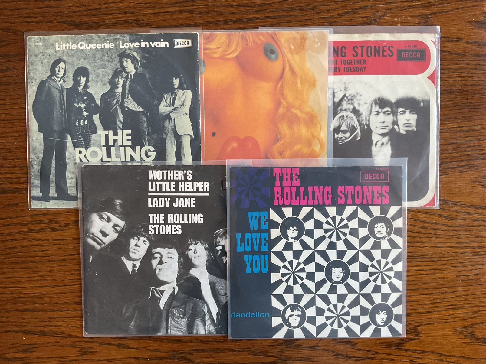 5 Mooie Stones Singles, Ophalen of Verzenden, Zo goed als nieuw, Pop