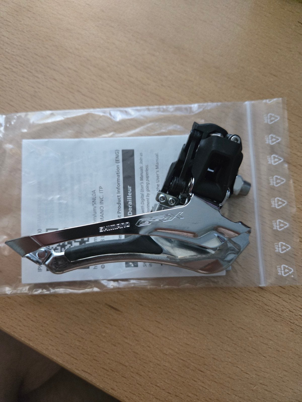 Shimano GRX-400 Front Derailleur, Fietsen en Brommers, Fietsonderdelen, Ophalen of Verzenden, Zo goed als nieuw, Derailleur of Ketting