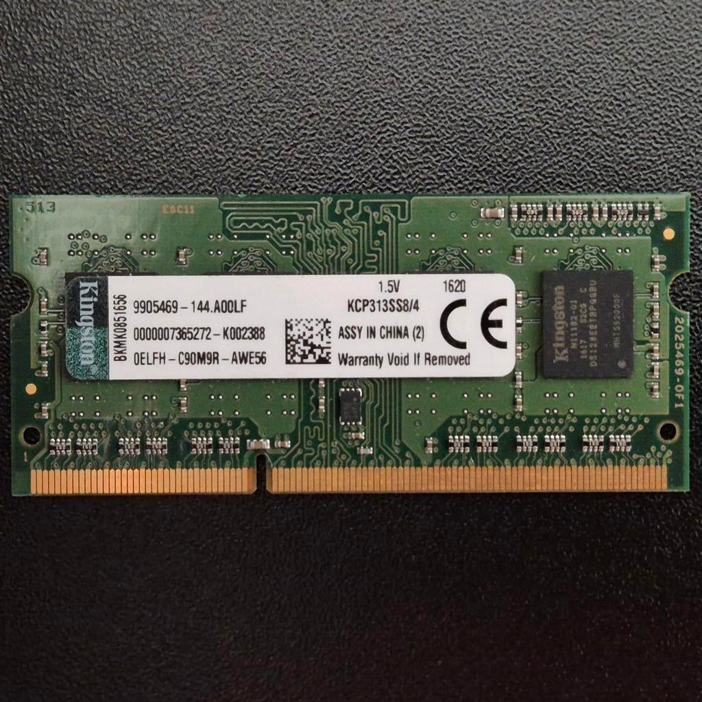 Kingston 4GB DDR3 PC3 1333MHz - Laptop geheugen, Computers en Software, RAM geheugen, Gebruikt, DDR3, Ophalen of Verzenden, Laptop