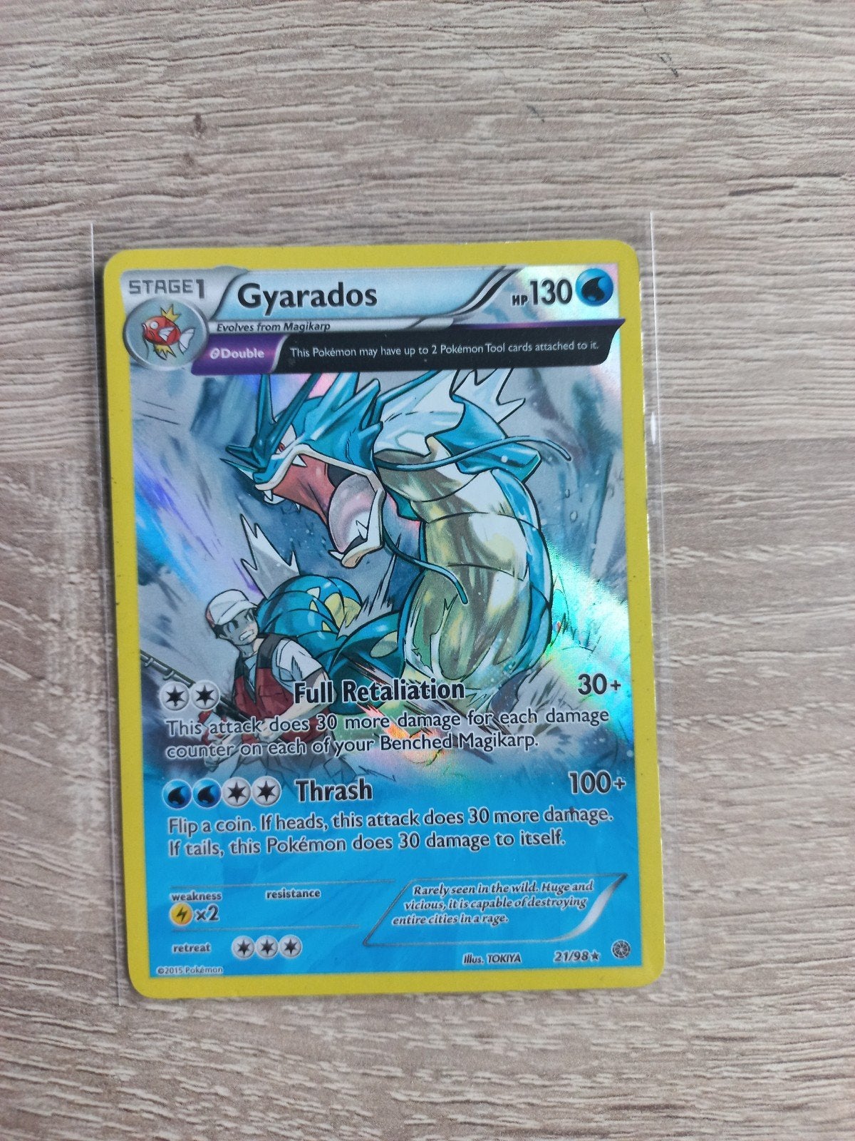 Gyarados Pokémon kaart - XY Breakpoint 21/98, Hobby en Vrije tijd, Ophalen of Verzenden