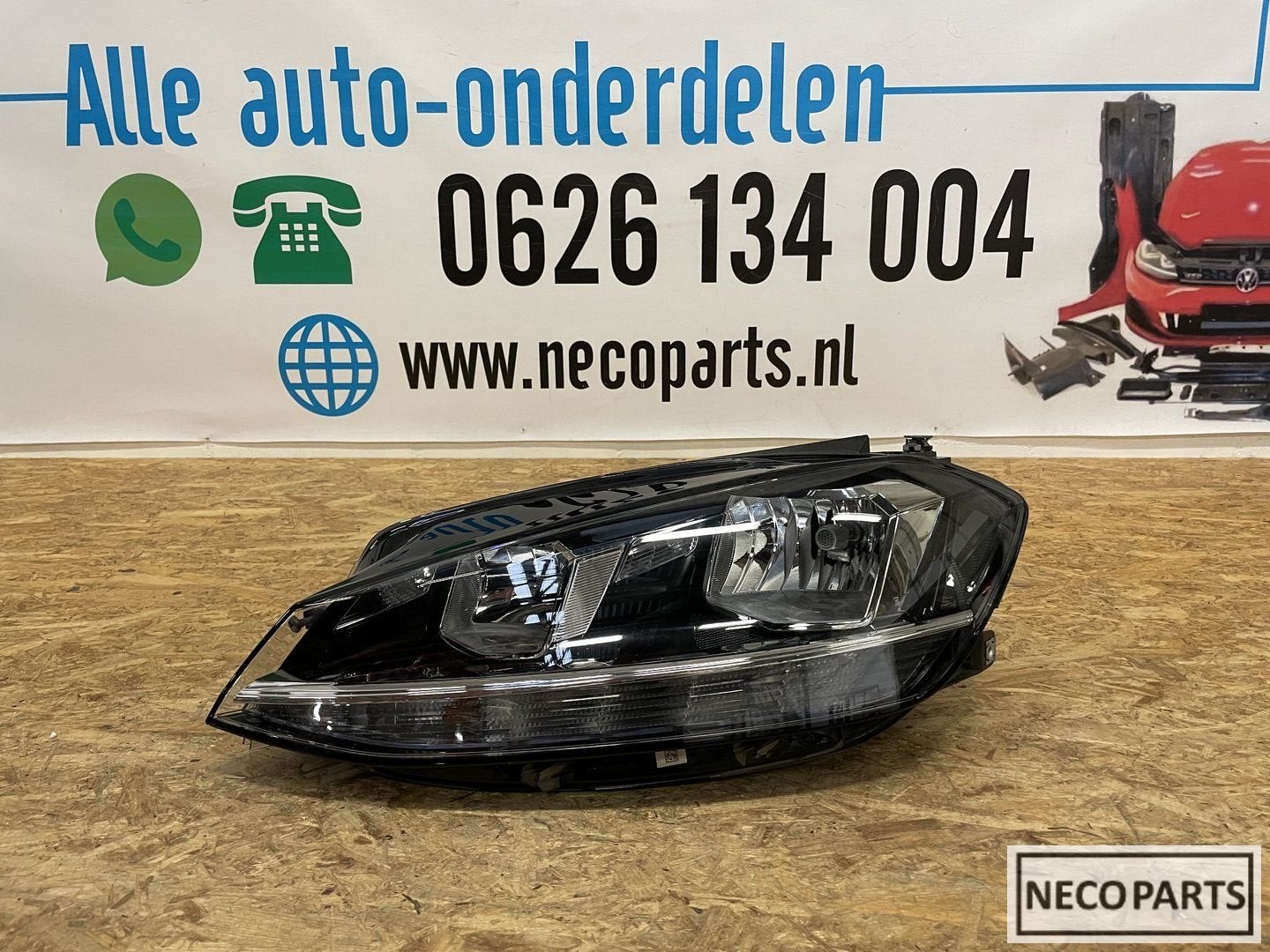 VW GOLF 7 FACELIFT H7 LED KOPLAMP LINKS ORIGINEEL 5G1941005D, Gebruikt, -, Volkswagen, -