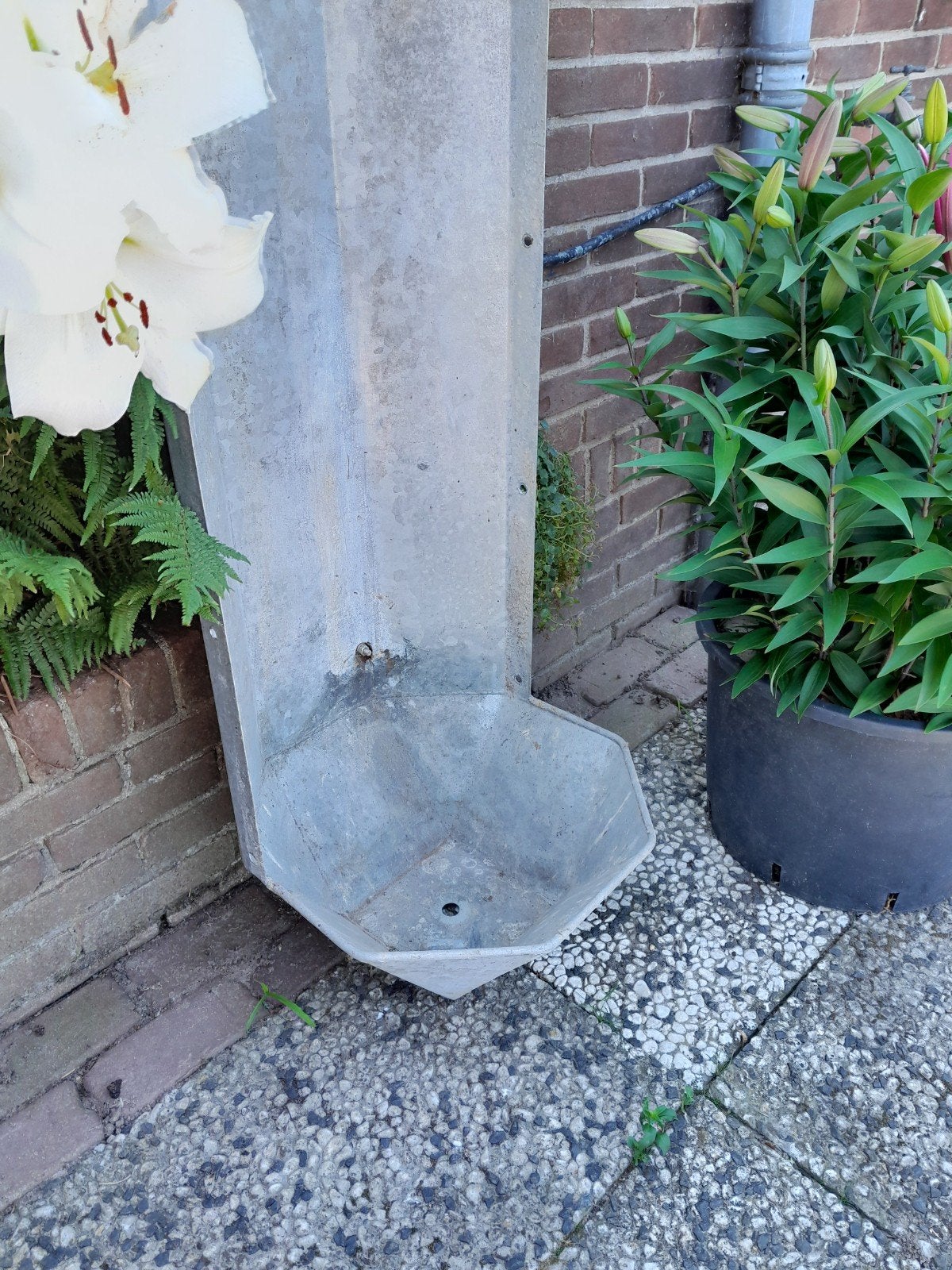 GEGALVANISEERDE BROKKENBAKKEN, Tuin en Terras, Waterpartijen en Fonteinen, Ophalen, Zo goed als nieuw, Waterornament