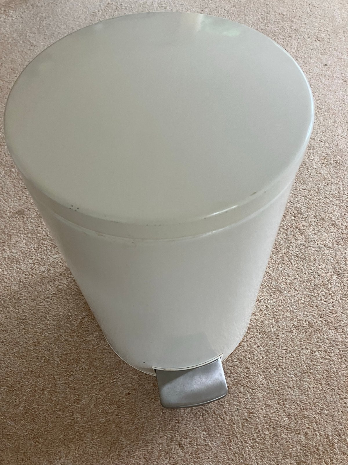 Brabantia Pedaalemmer - Crème/Wit - 20 Liter, Ophalen, Gebruikt, Met pedaal, Metaal