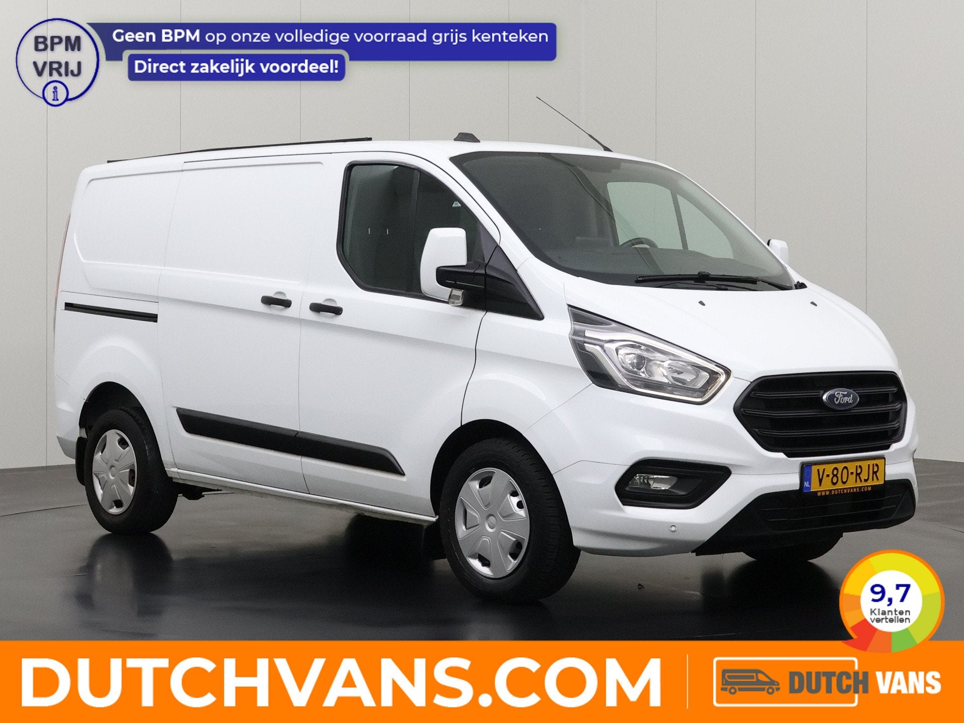 Ford Transit Custom 2.0TDCi 130PK Automaat | Multimedia | Na, Dealer onderhouden, Stof, Gebruikt, 4 cilinders